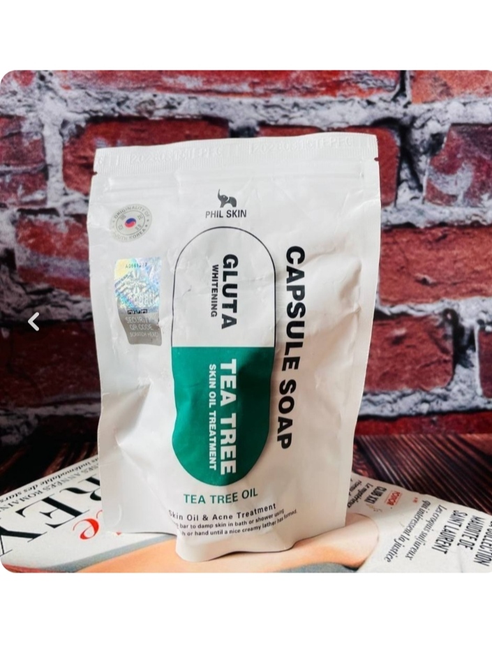 صابون کپسولی کره ای گلوتاتیون اصلی Gluta - سبز ، چای سبز